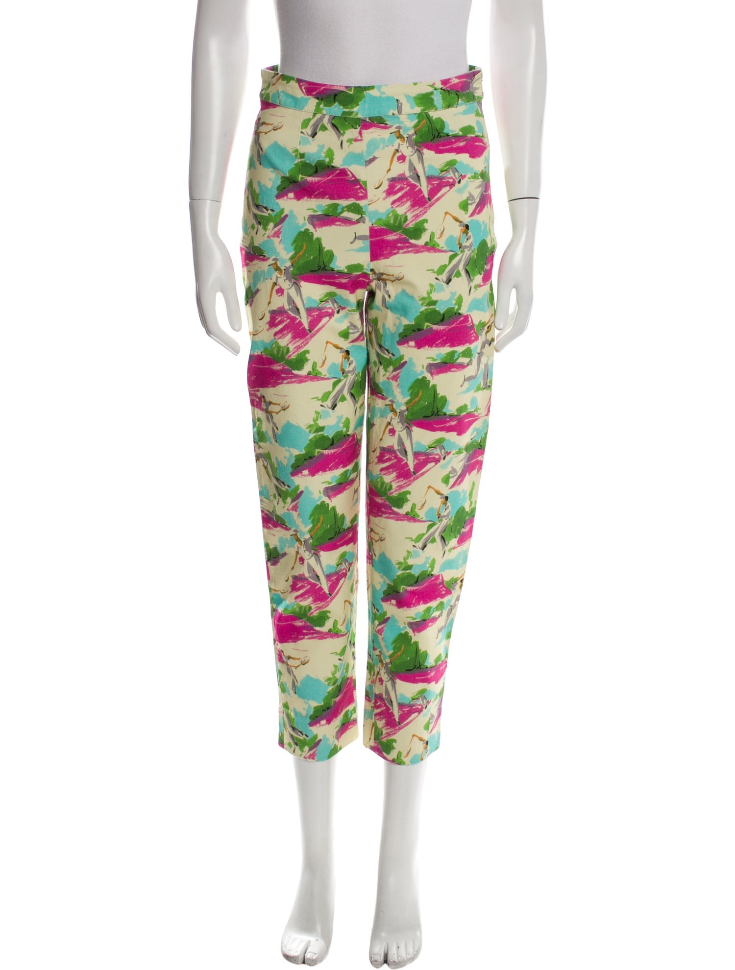 Frances Valentine Printed Straight Leg Pants