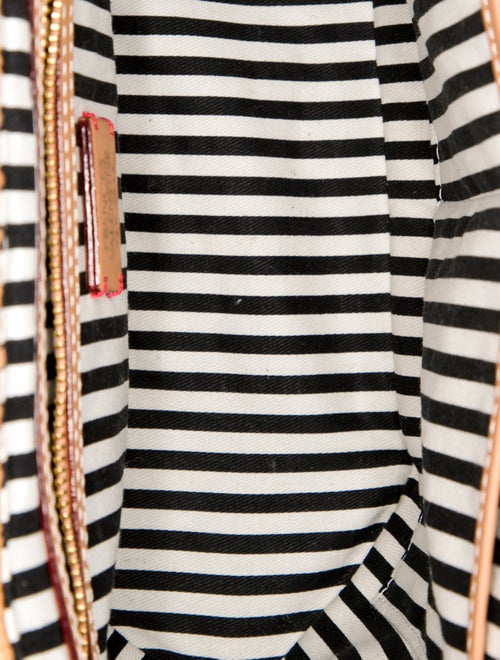 Frances Valentine Rattan Top Handle Bag