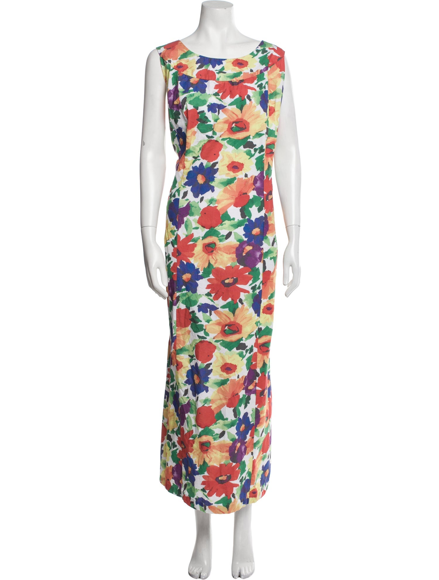 Frances Valentine Floral Print Long Dress