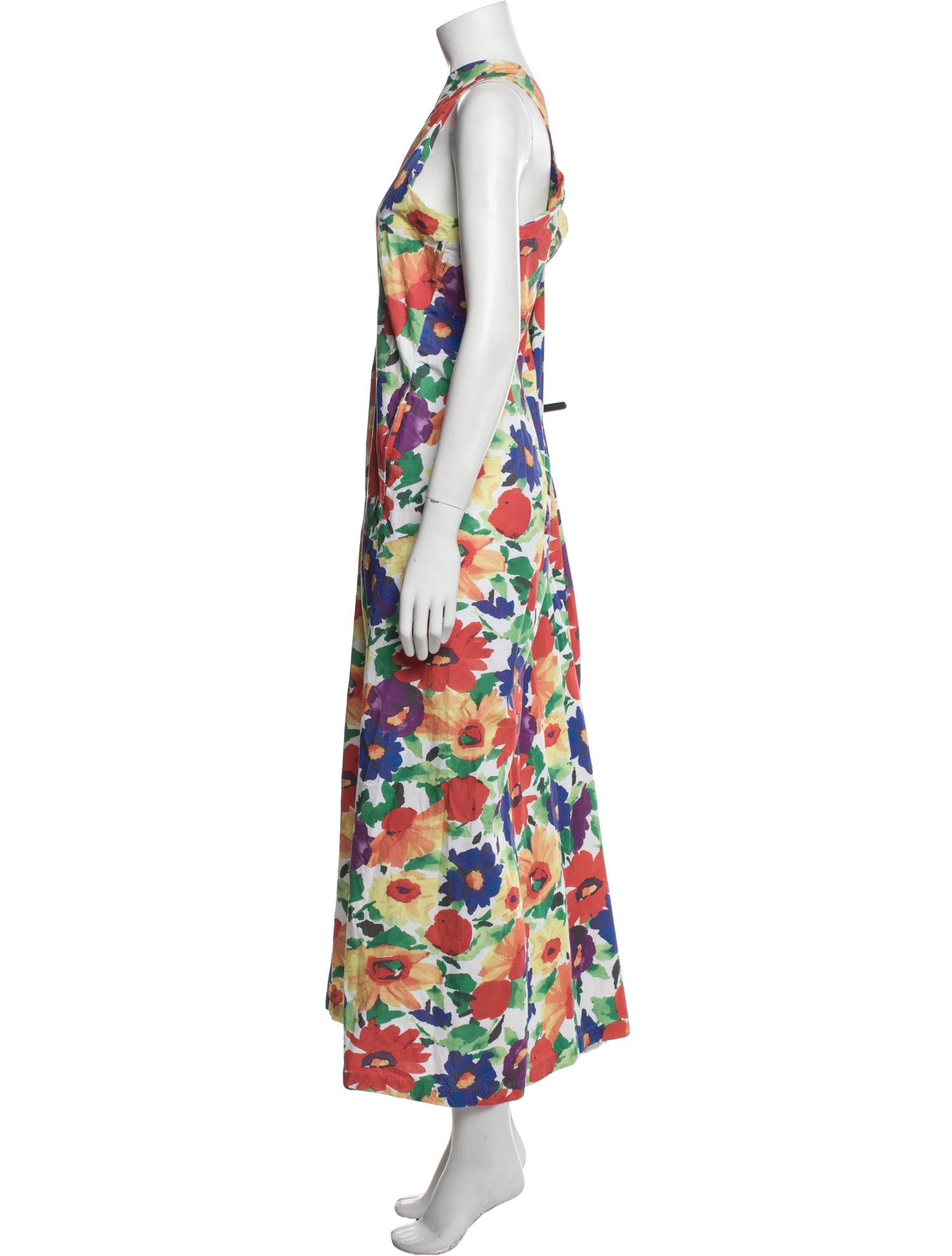 Frances Valentine Floral Print Long Dress