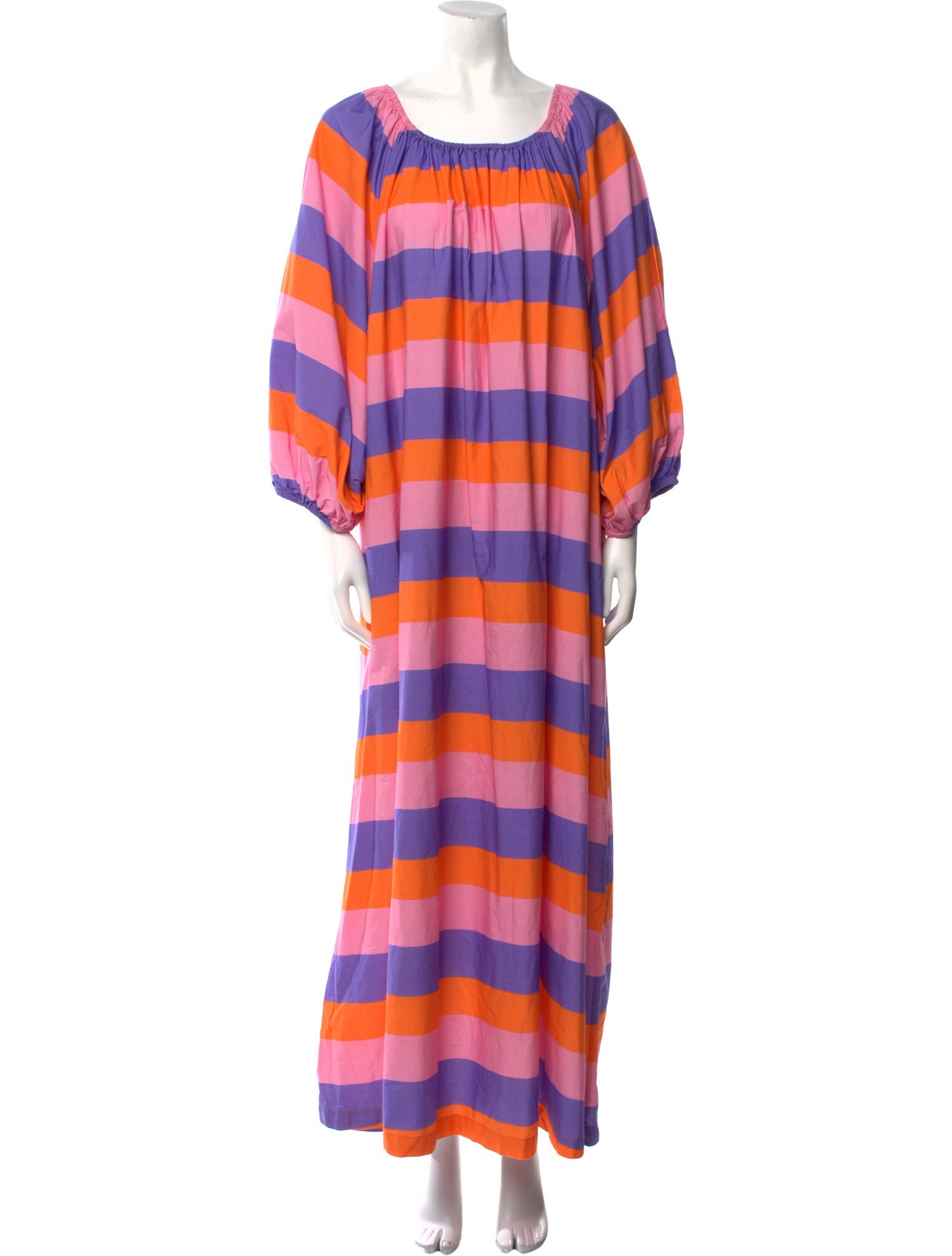 Frances Valentine Striped Long Dress