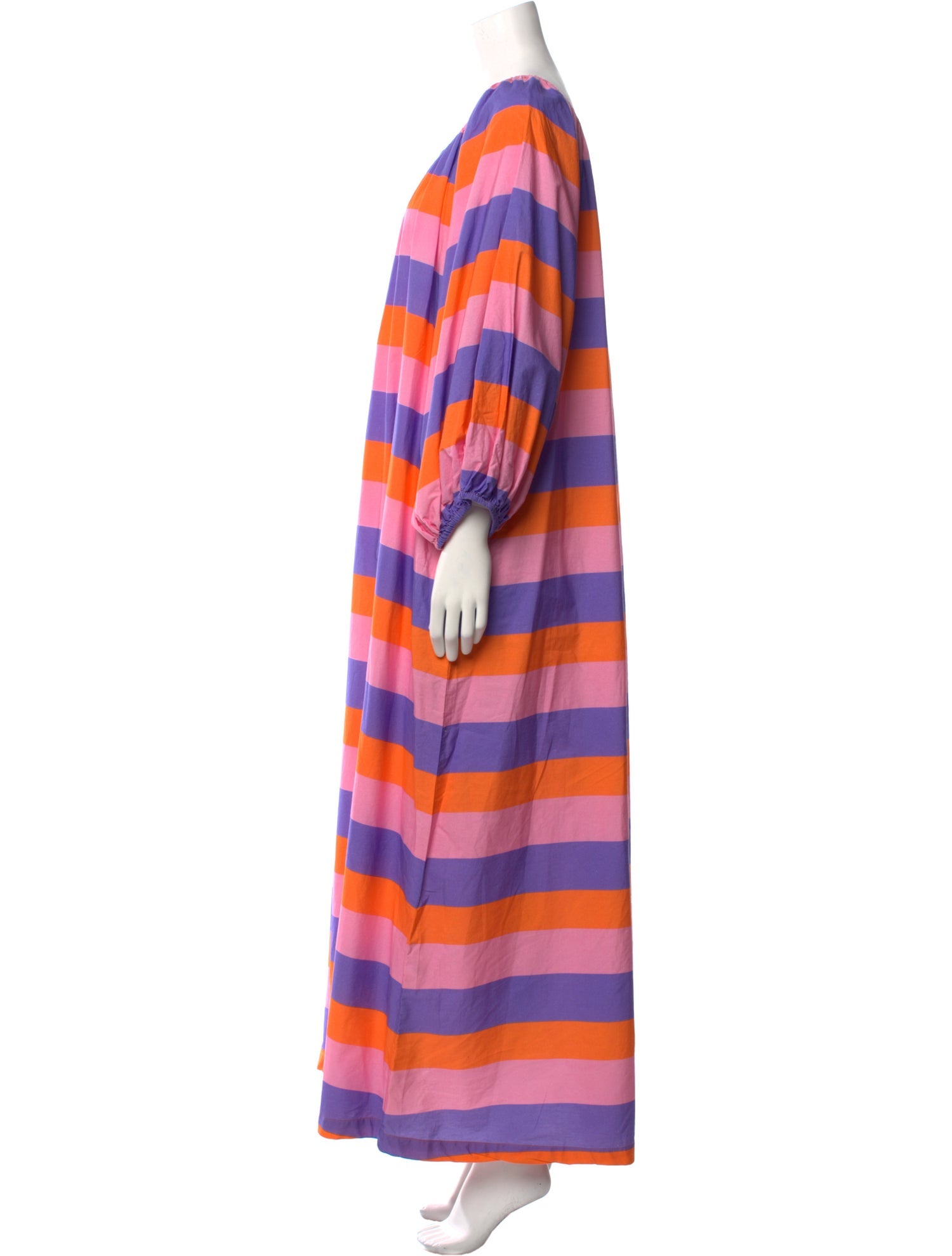 Frances Valentine Striped Long Dress