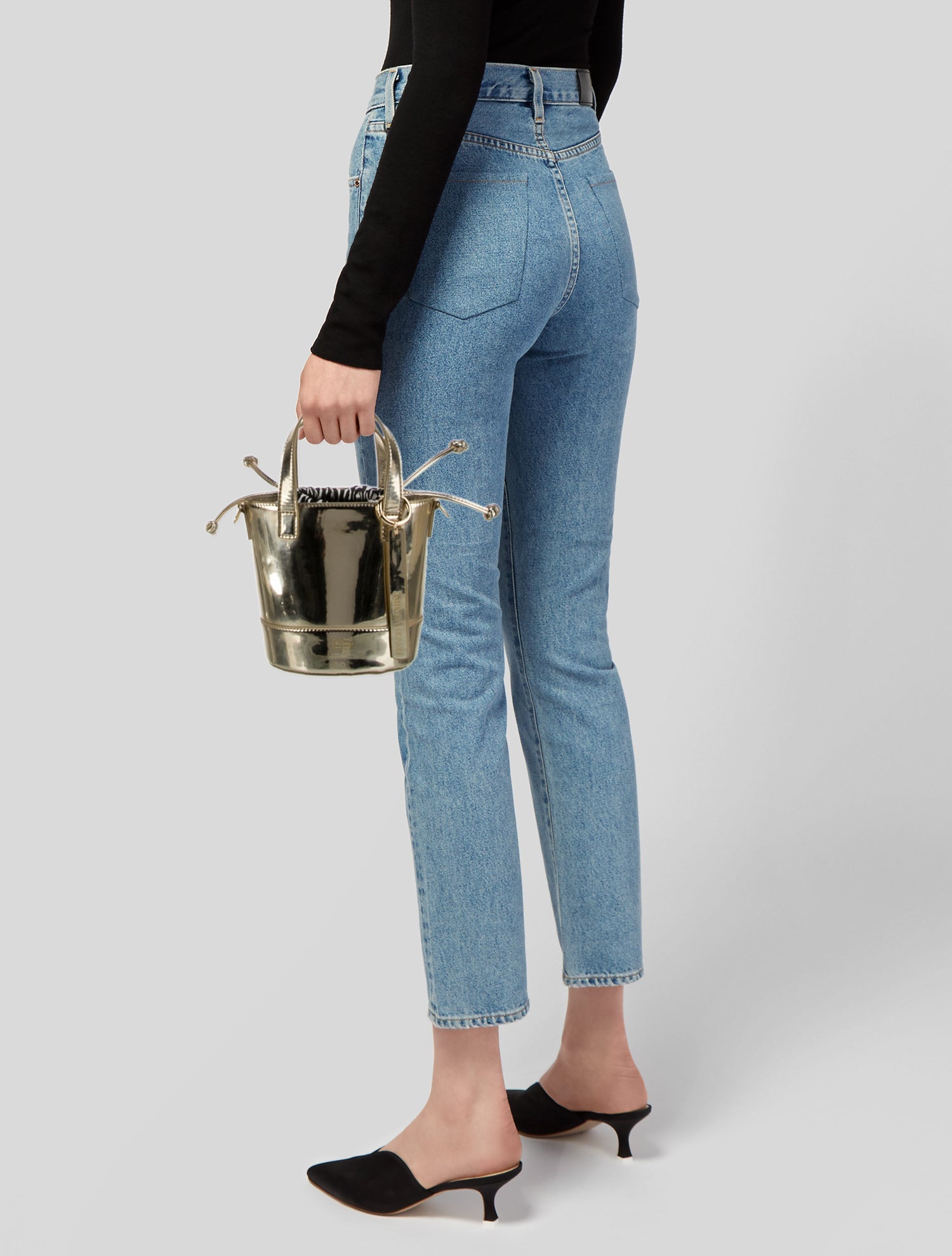 Frances Valentine Leather Top Handle Bag