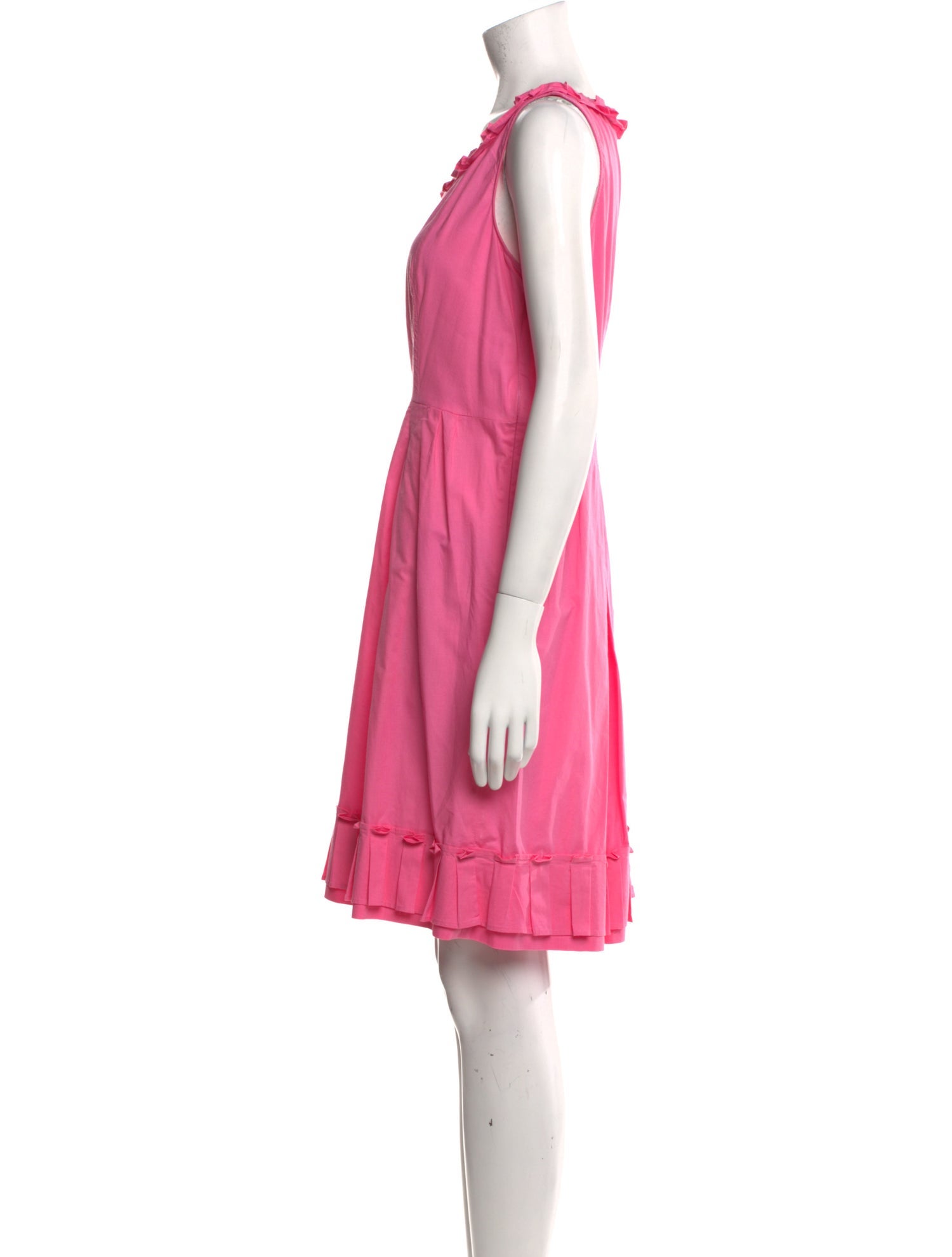 Frances Valentine Scoop Neck Knee-Length Dress