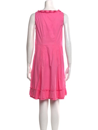 Frances Valentine Scoop Neck Knee-Length Dress