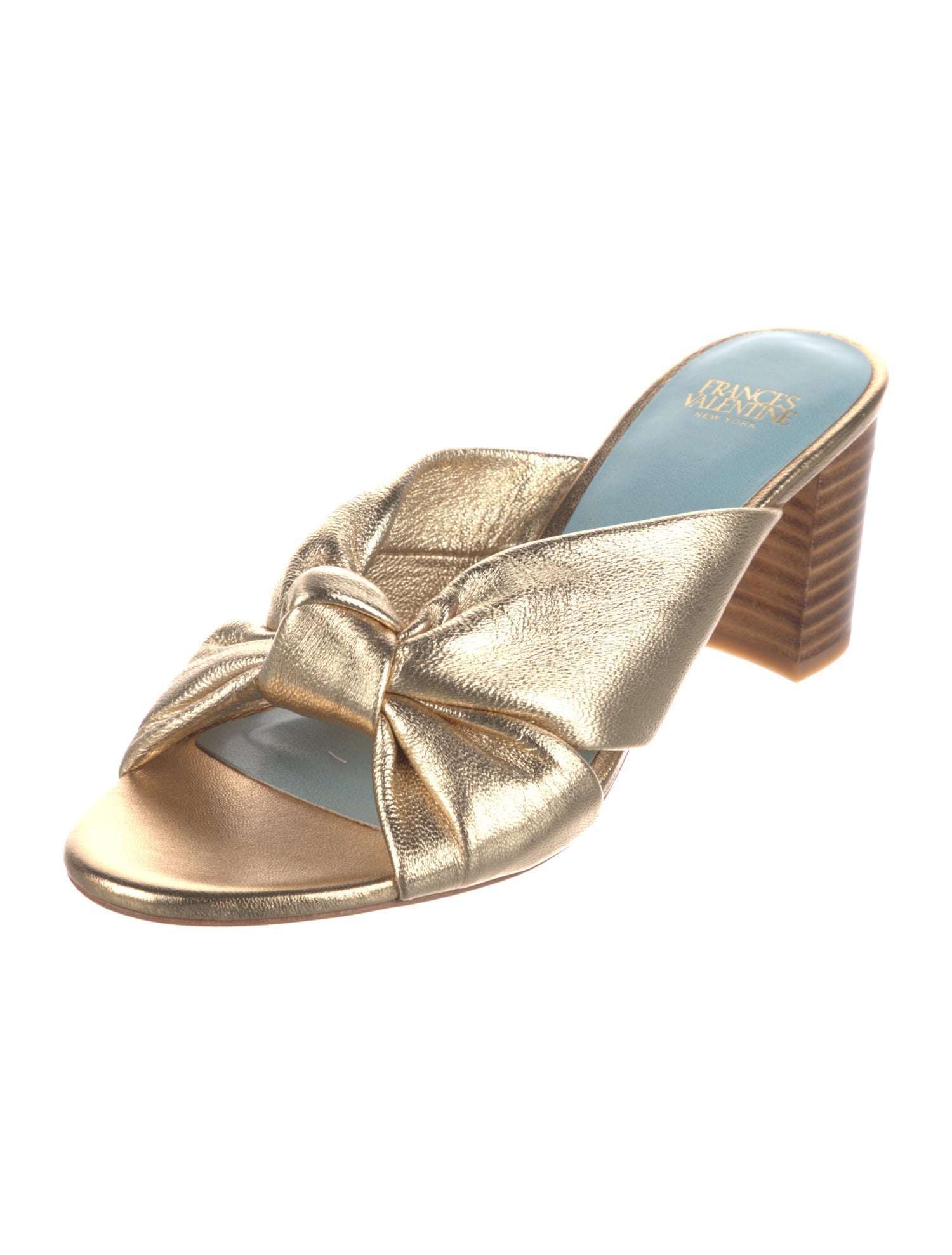 Frances Valentine Leather Slides