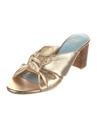 Frances Valentine Leather Slides