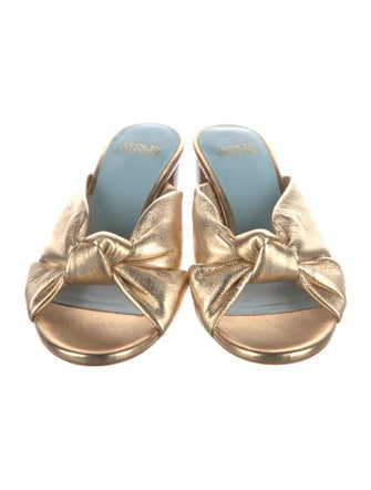 Frances Valentine Leather Slides