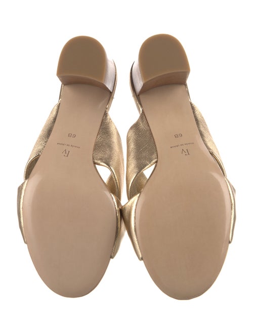 Frances Valentine Leather Slides