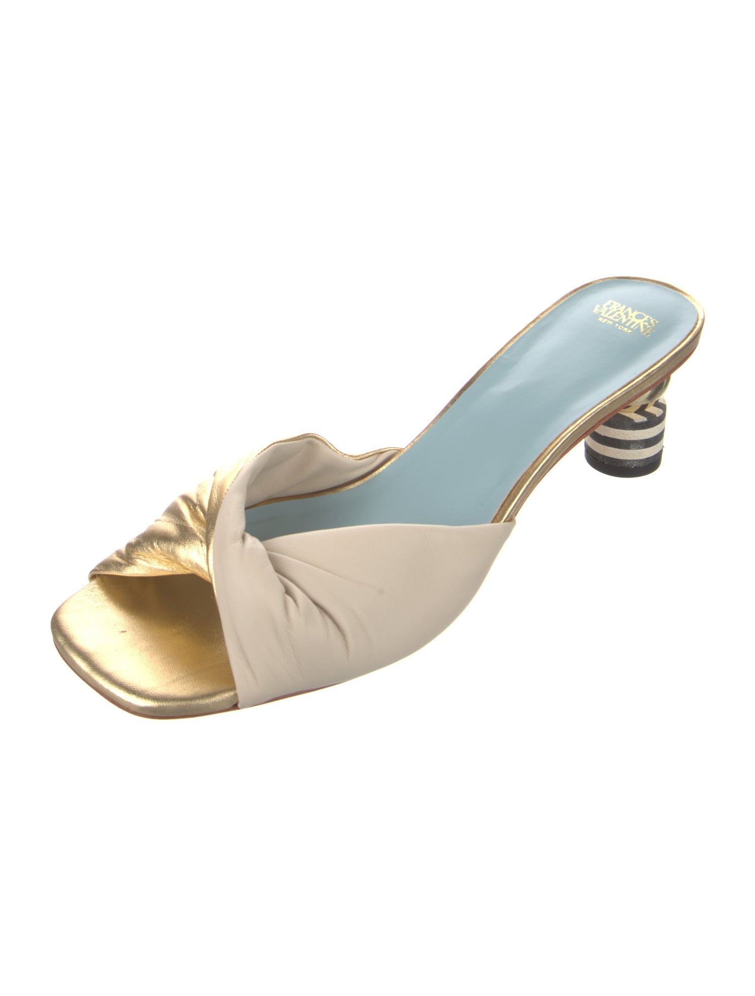 Frances Valentine Leather Slides