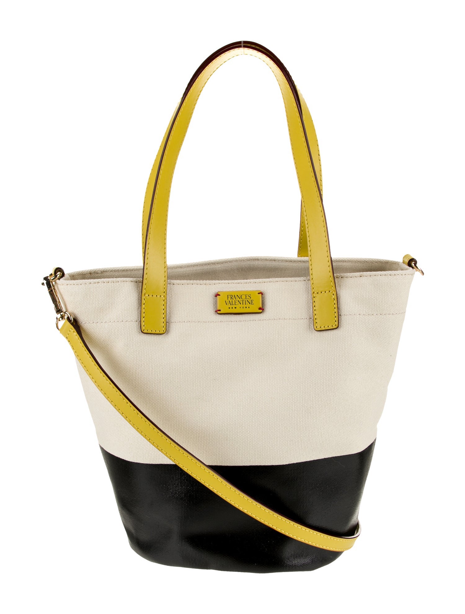 Frances Valentine Canvas Top Handle Bag