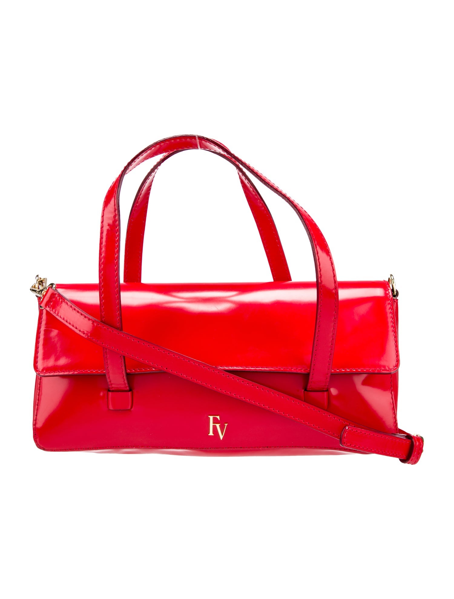 Frances Valentine Patent Leather Crossbody Bag