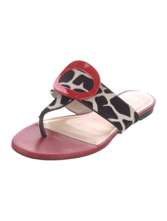 Frances Valentine Leather Slides