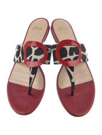 Frances Valentine Leather Slides