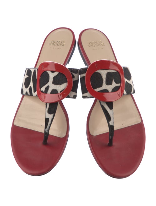 Frances Valentine Leather Slides