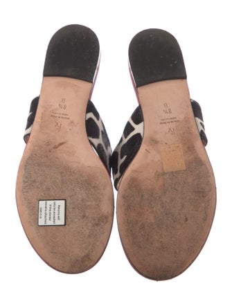 Frances Valentine Leather Slides