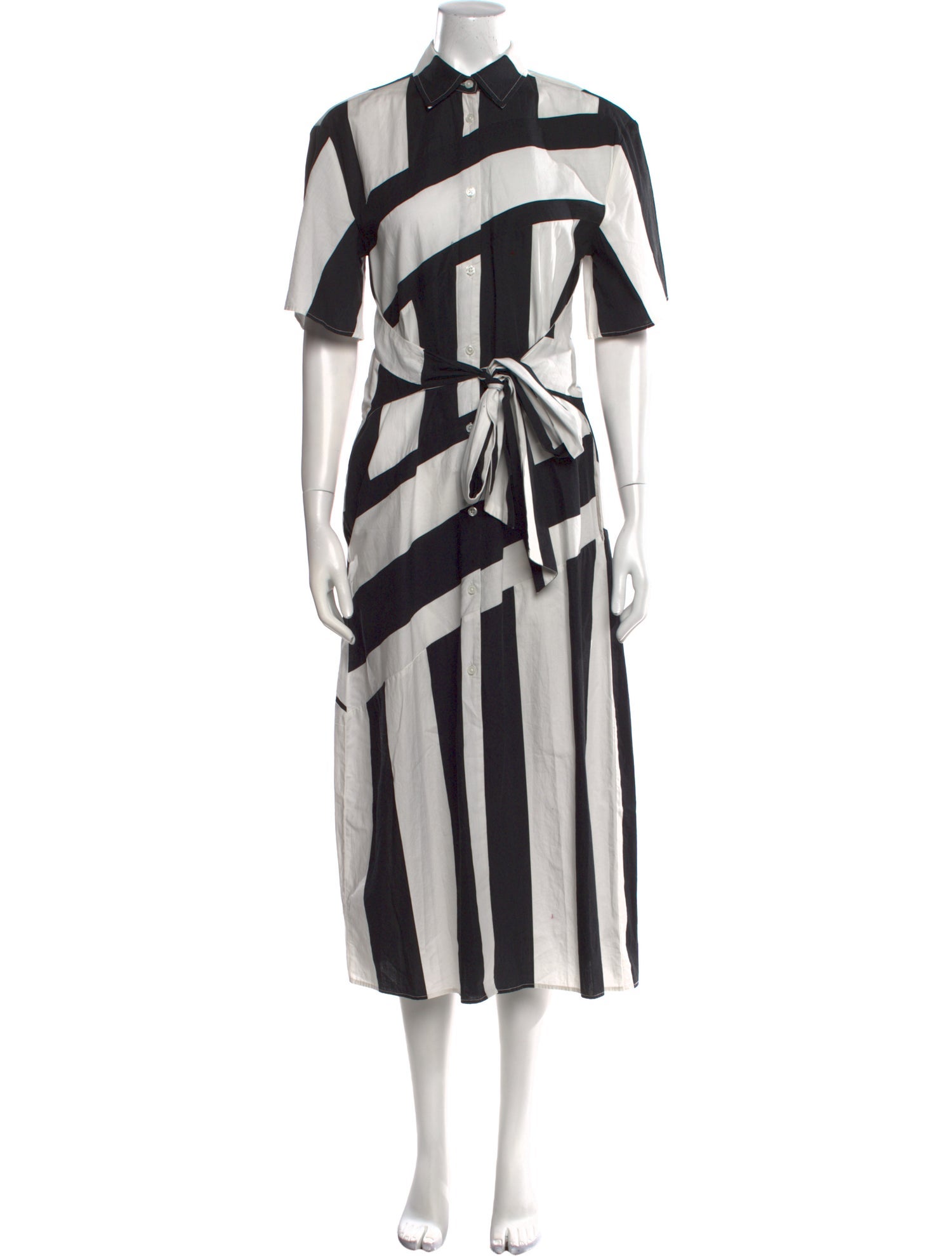 Frances Valentine Striped Long Dress