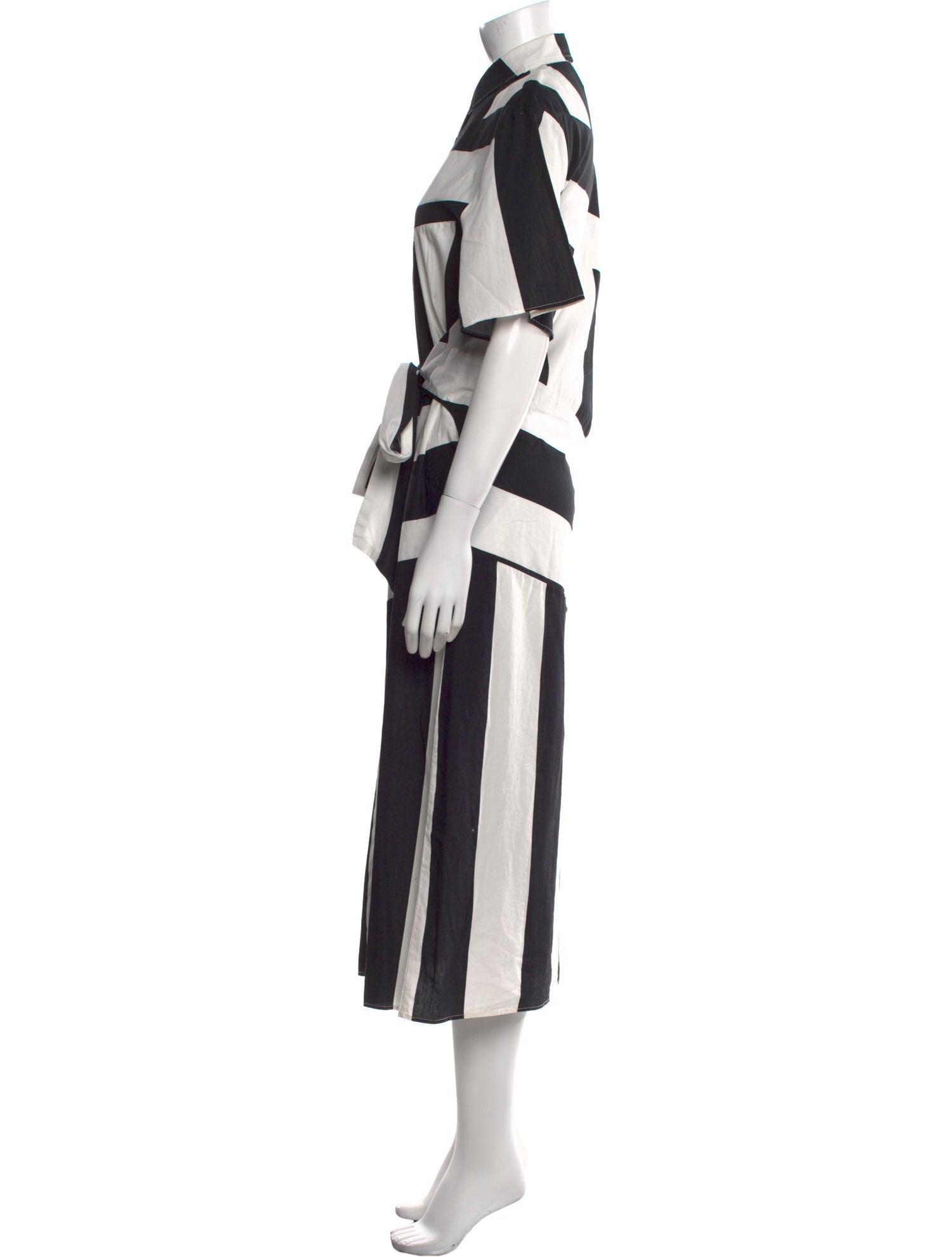 Frances Valentine Striped Long Dress