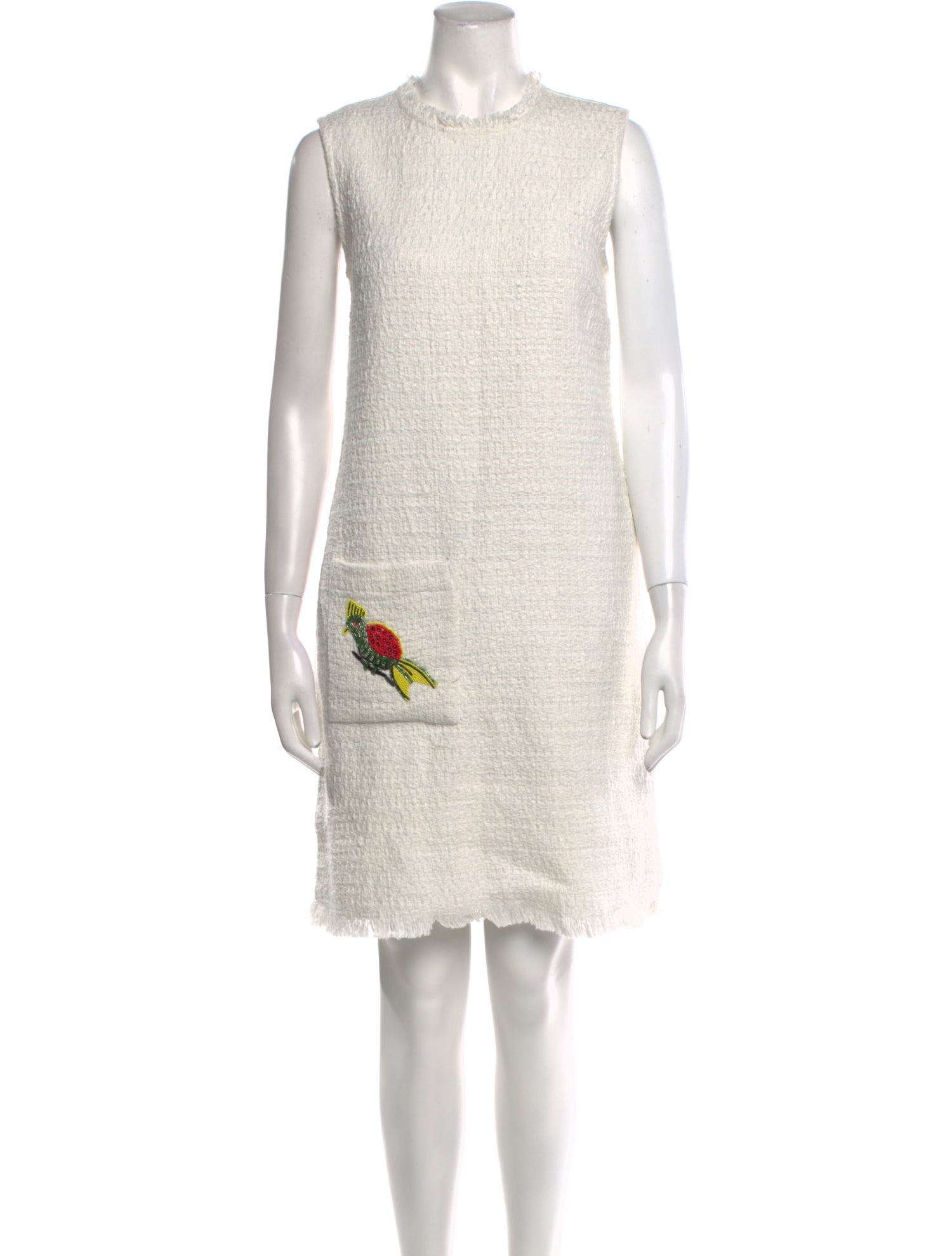 Frances Valentine Crew Neck Knee-Length Dress