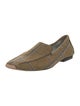 Frances Valentine Tweed Plaid Print Loafers