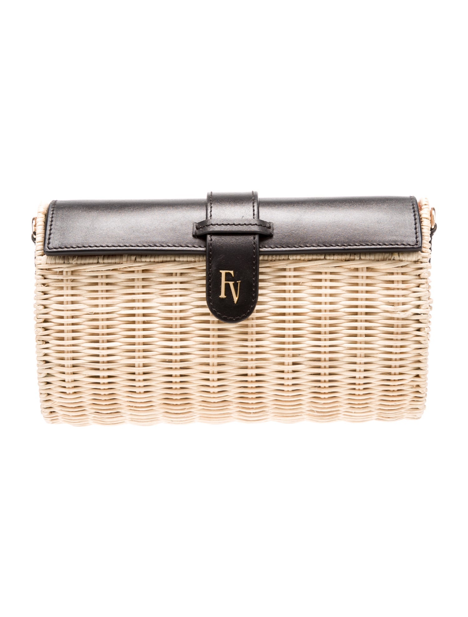 Frances Valentine Straw Clutch w/ Tags w/Tags