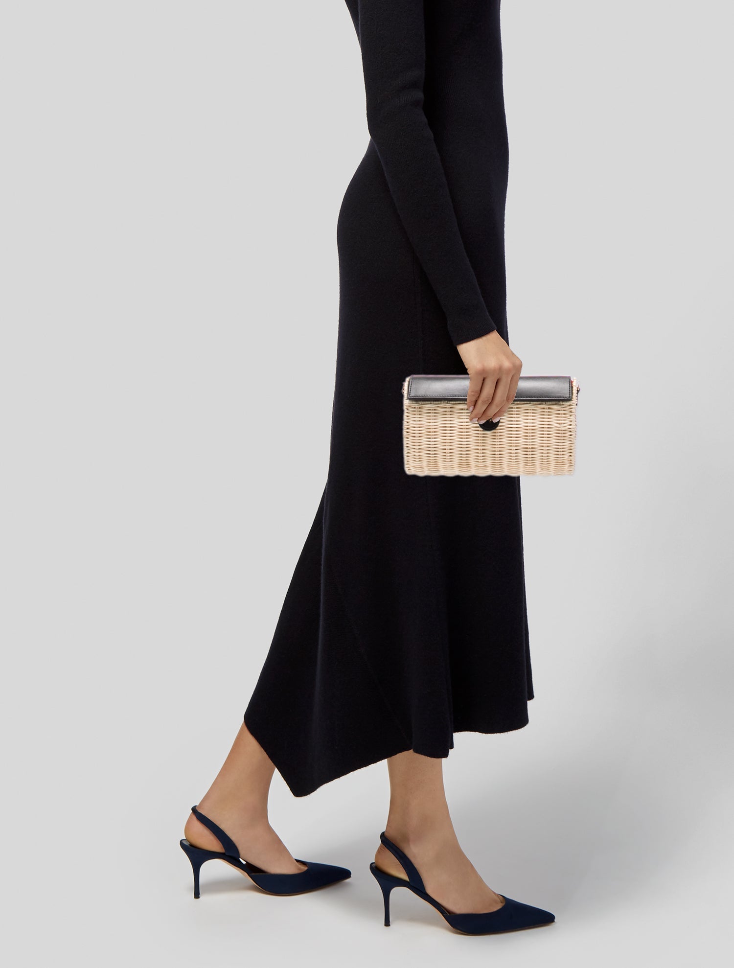 Frances Valentine Straw Clutch w/ Tags w/Tags