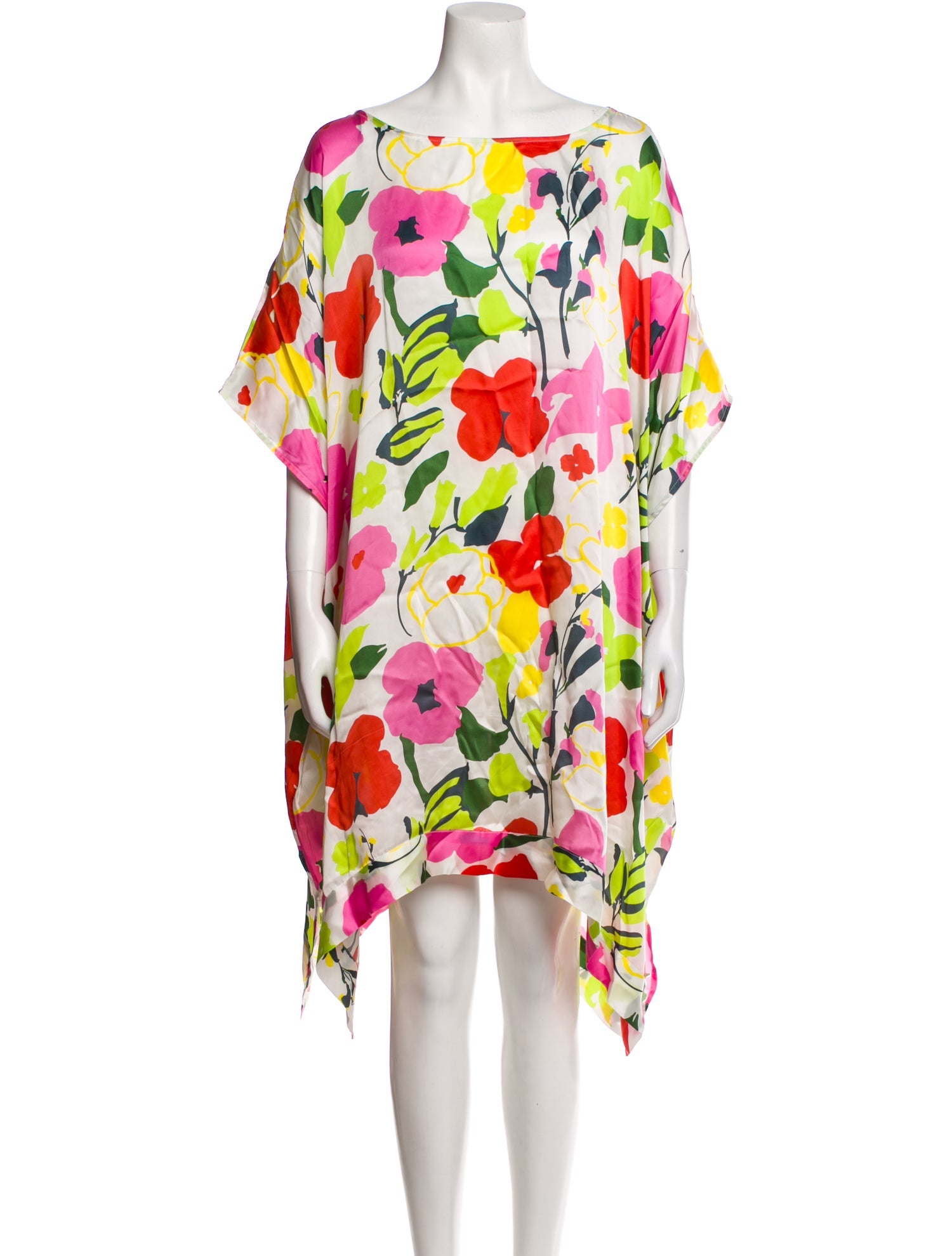 Frances Valentine Floral Print Knee-Length Dress