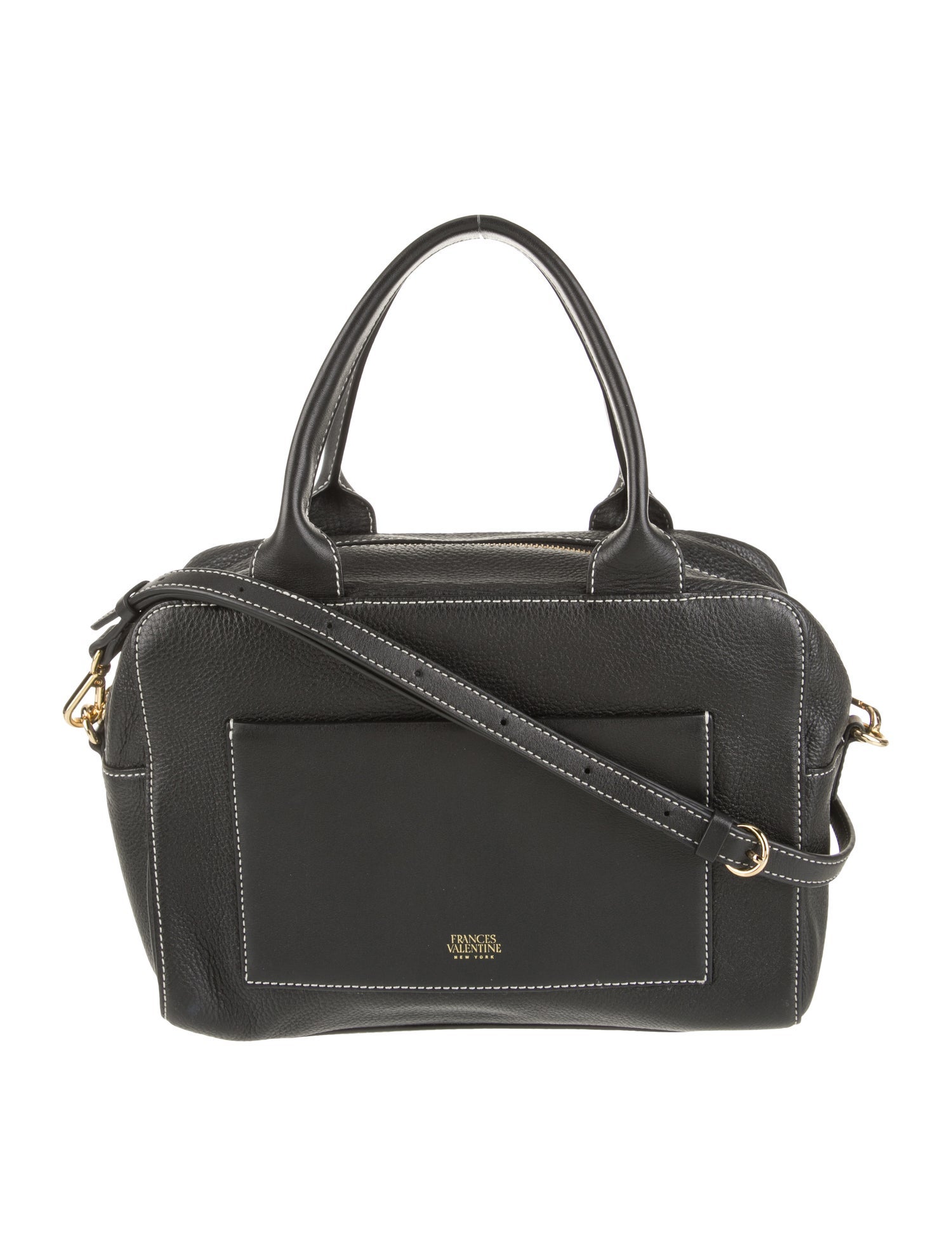 Frances Valentine Leather Top Handle Bag