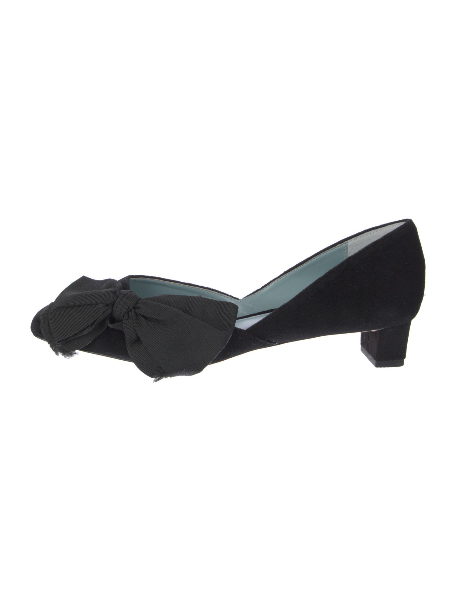 Frances Valentine Suede Crystal Embellishments D'Orsay Pumps w/ Tags