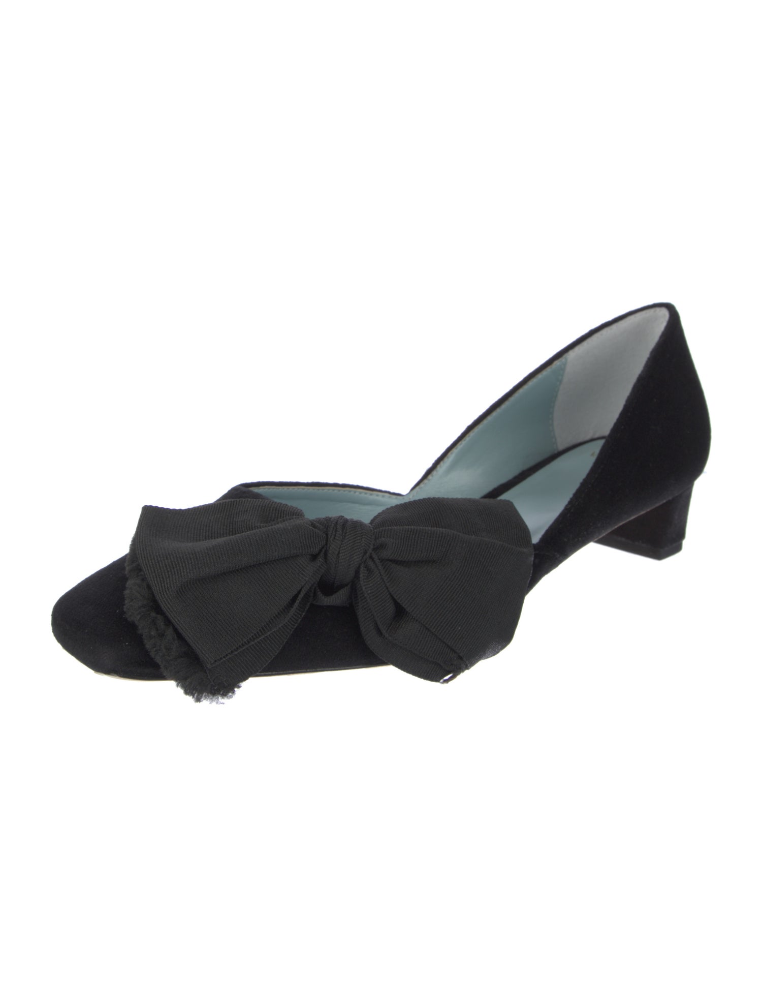 Frances Valentine Suede Crystal Embellishments D'Orsay Pumps w/ Tags