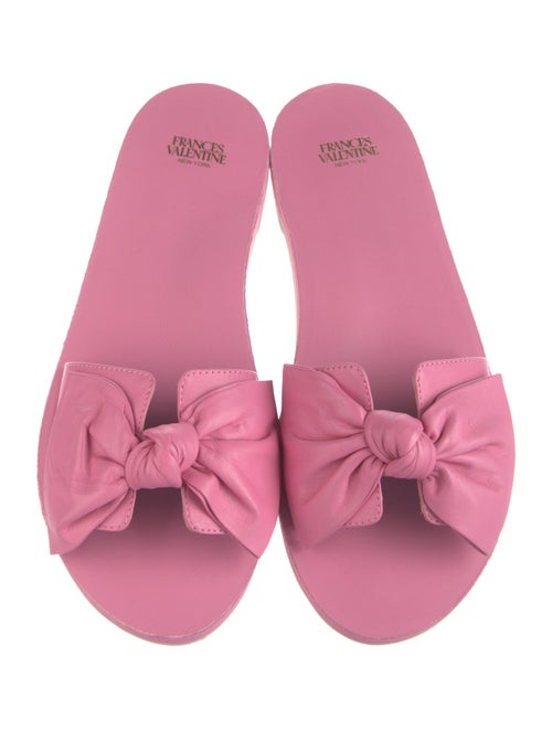 Frances Valentine Leather Slides