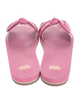 Frances Valentine Leather Slides