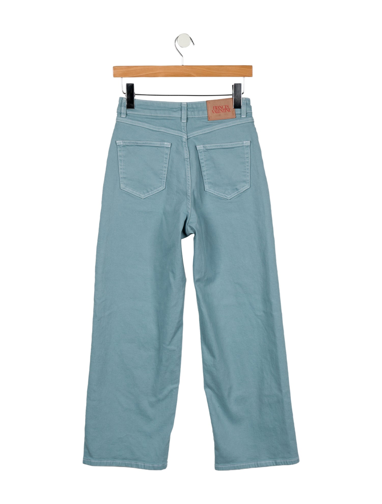 Frances Valentine Mid-Rise Wide Leg Jeans