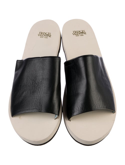 Frances Valentine Leather Slides