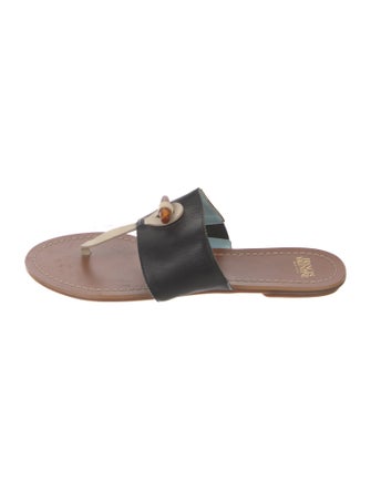 Frances Valentine Leather Slides