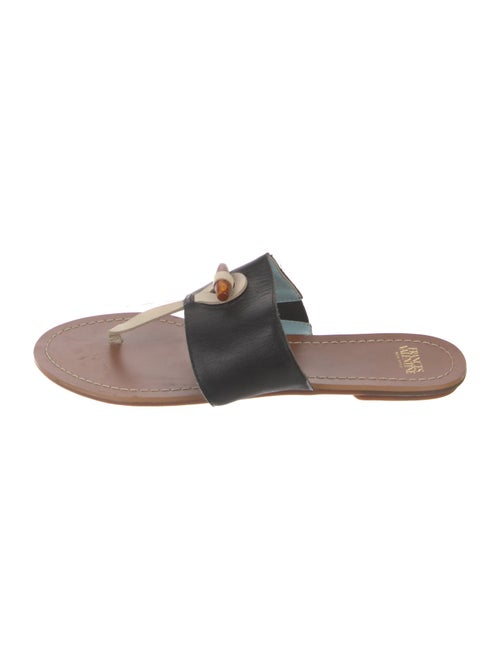 Frances Valentine Leather Slides