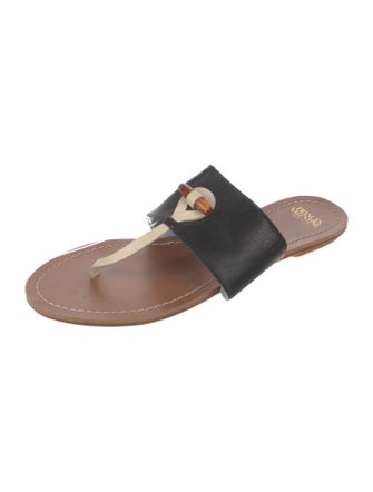 Frances Valentine Leather Slides