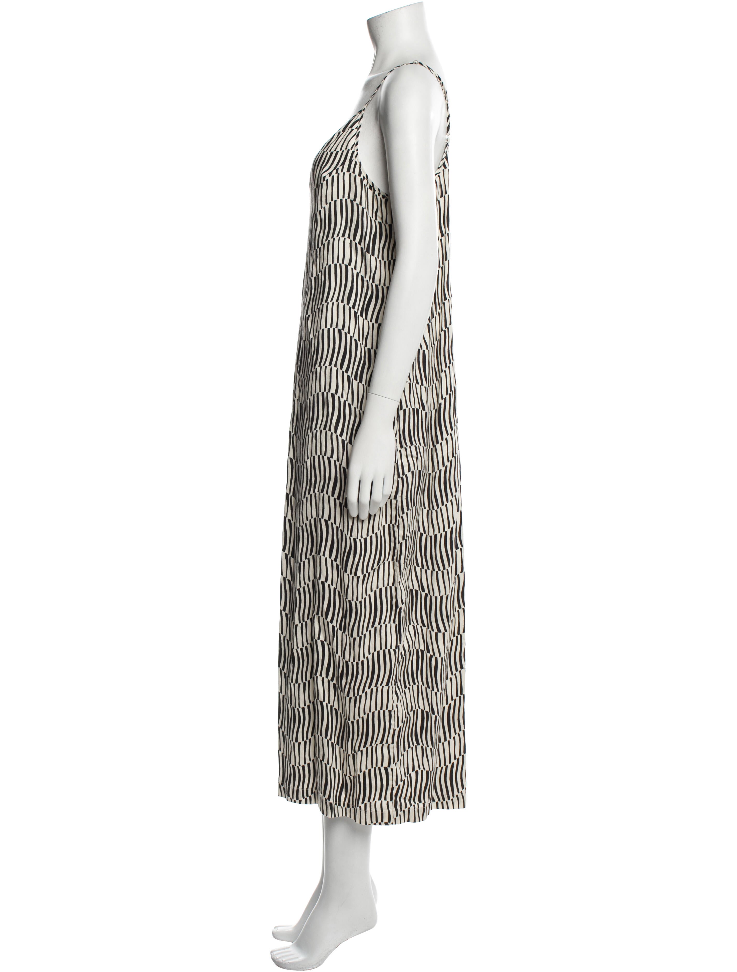 Frances Valentine Printed V-Neck Jumpsuit