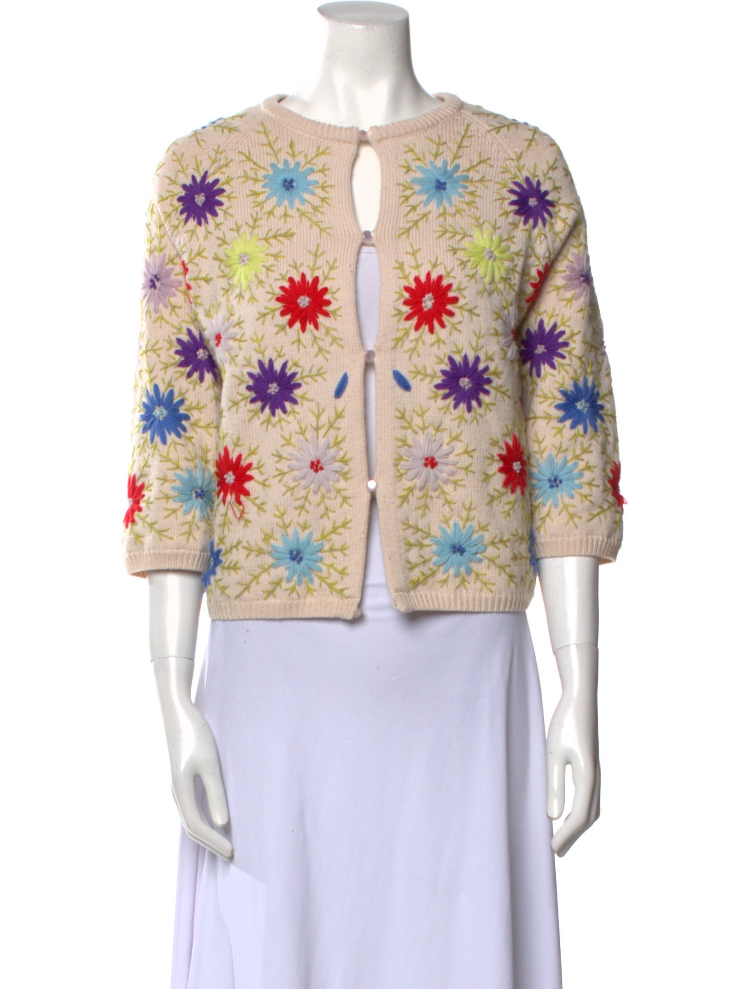 Frances Valentine Wool Patterned Sweater