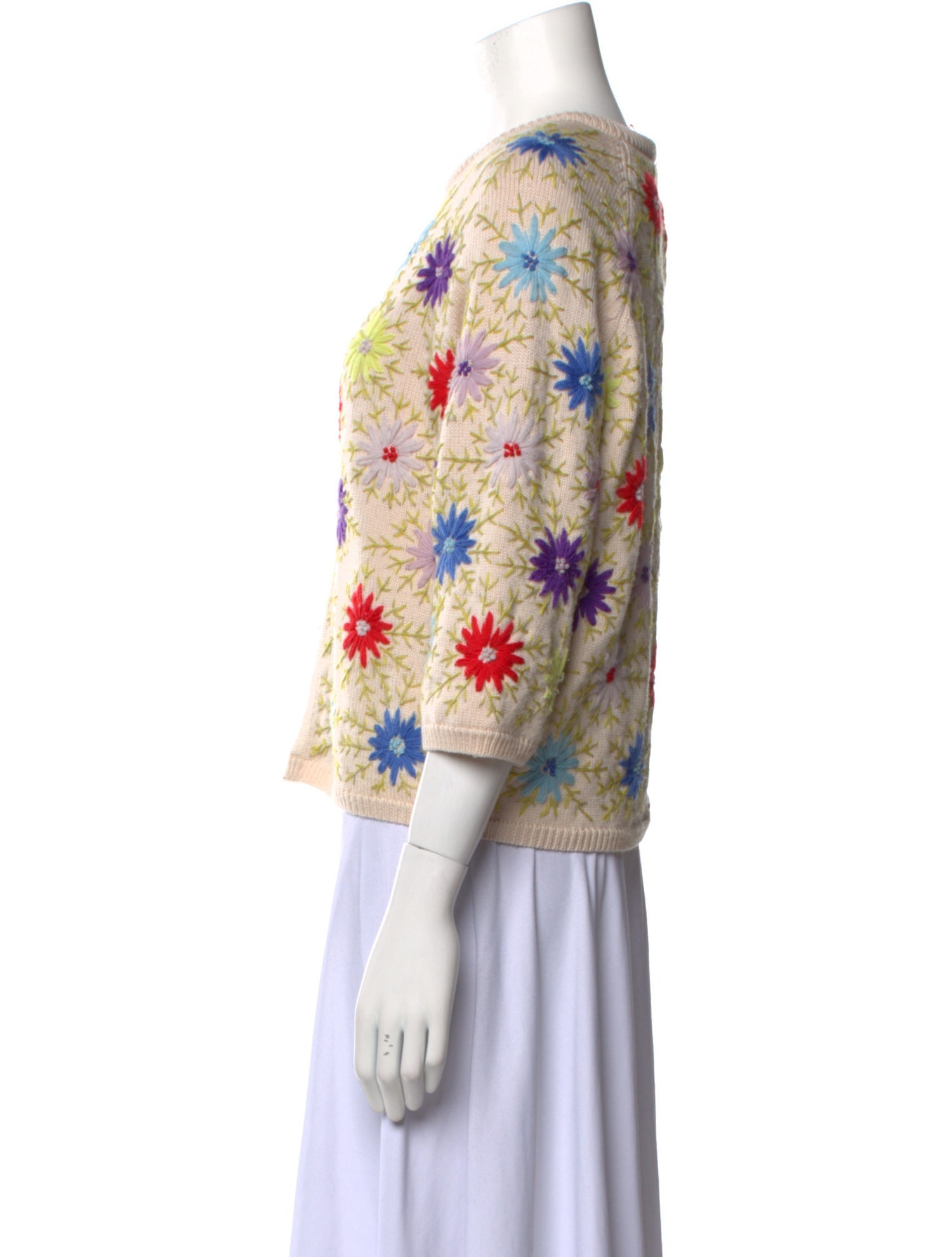 Frances Valentine Wool Patterned Sweater
