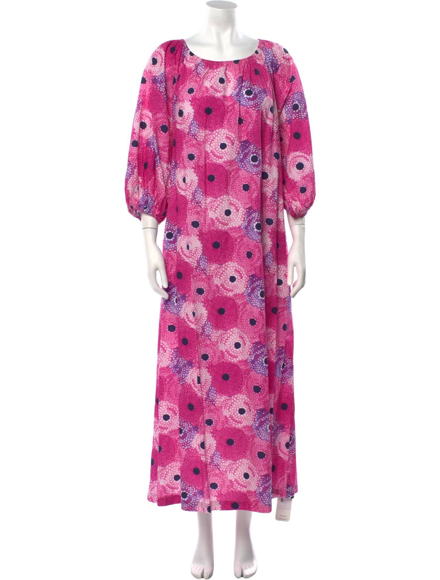 Frances Valentine Floral Print Long Dress