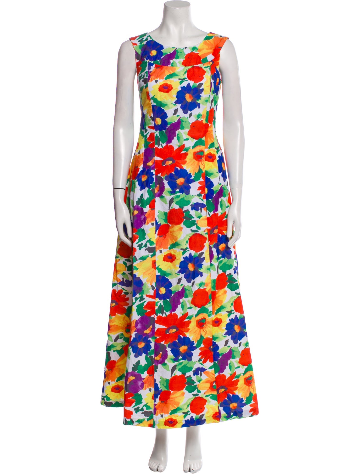 Frances Valentine Floral Print Long Dress w/ Tags