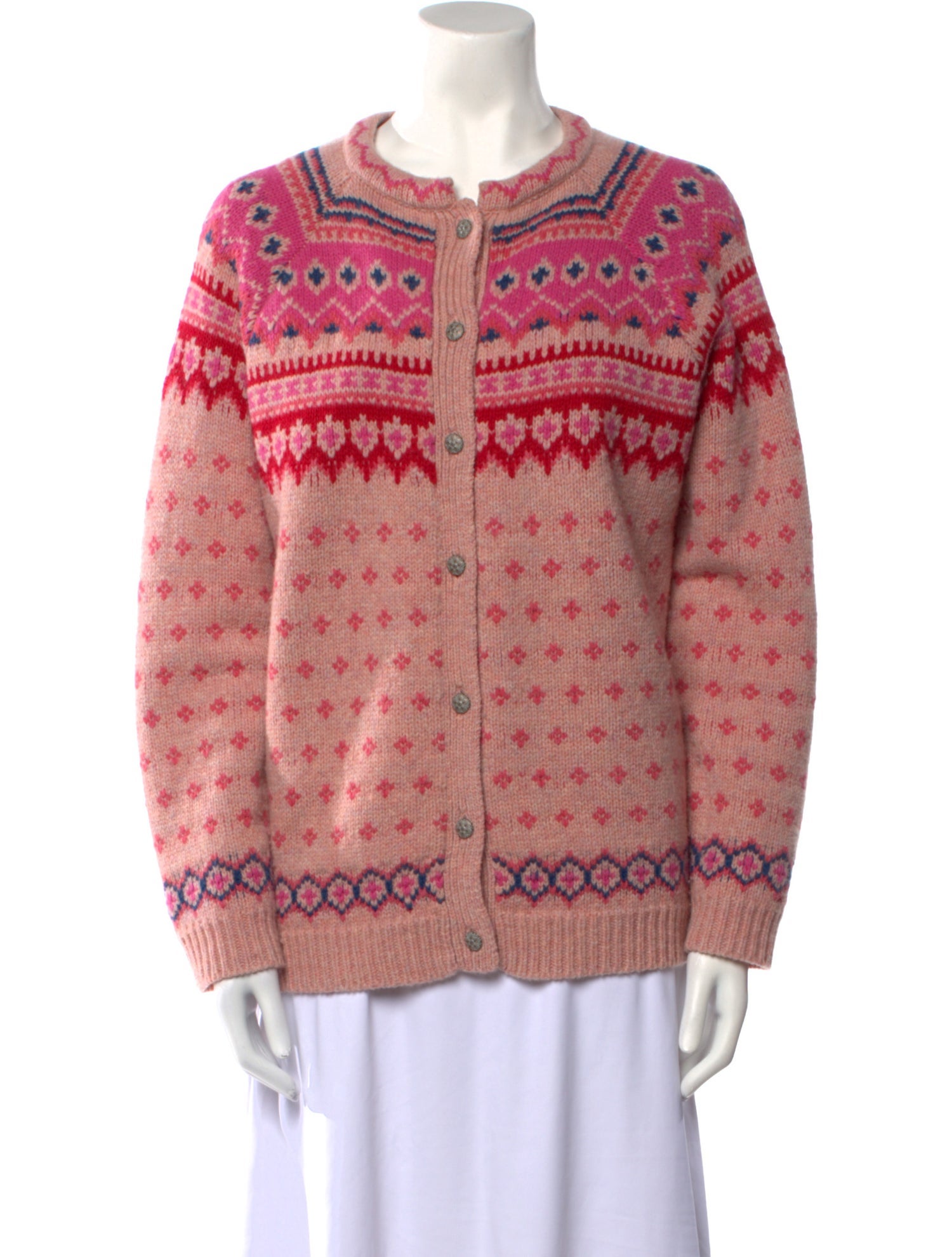 Frances Valentine Lambswool Striped Sweater