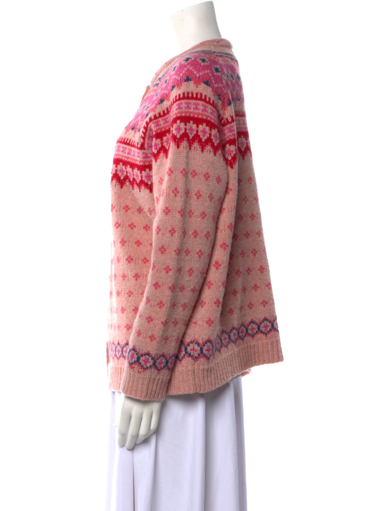 Frances Valentine Lambswool Striped Sweater