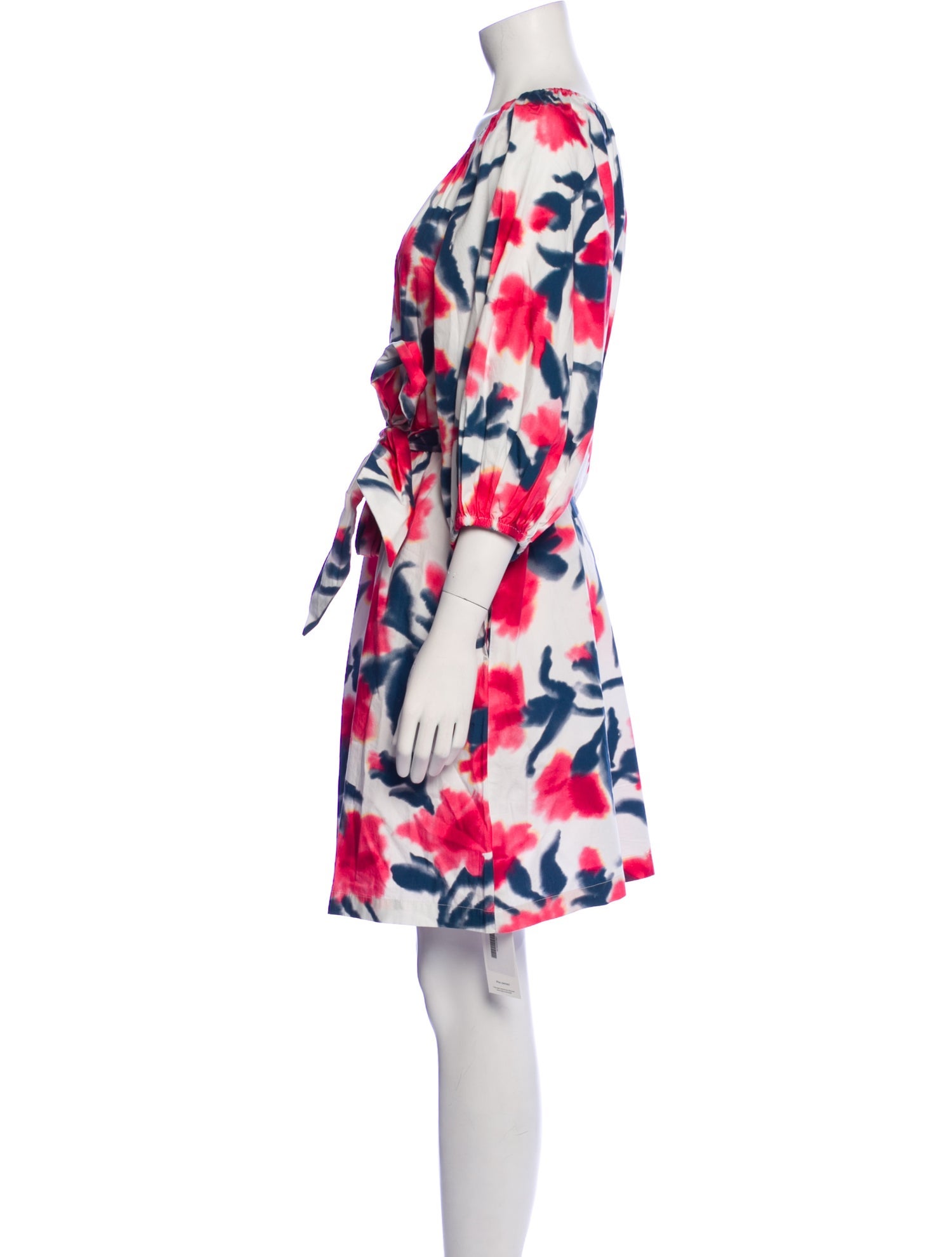 Frances Valentine Floral Print Knee-Length Dress
