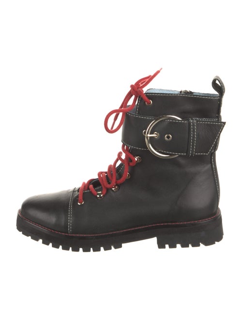 Frances Valentine Leather Combat Boots