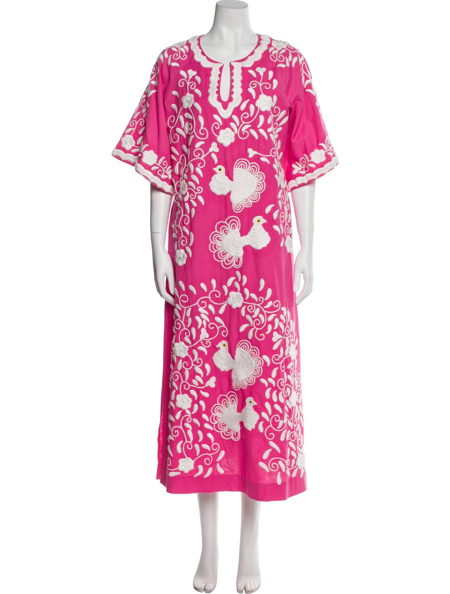 Frances Valentine Floral Print Long Dress