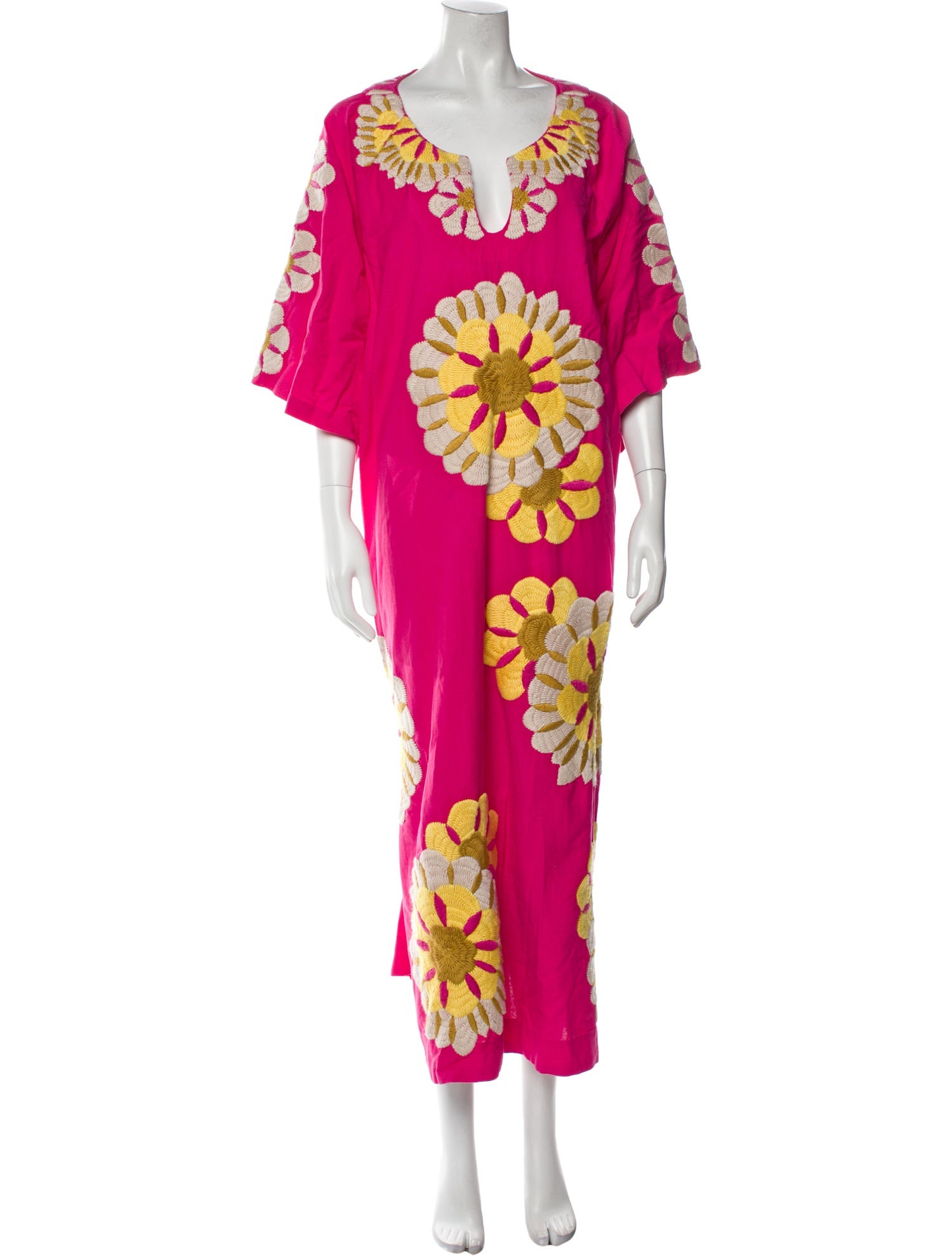 Frances Valentine Floral Print Long Dress w/ Tags