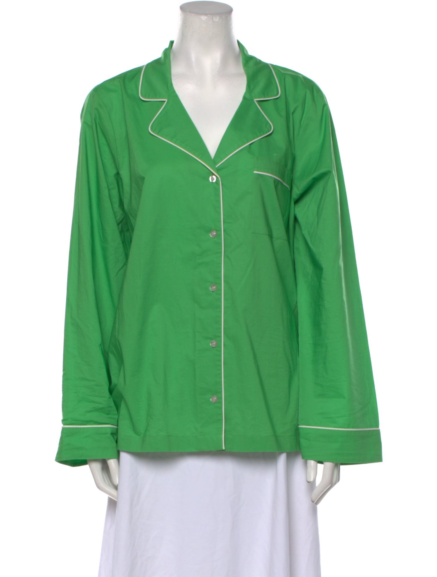 Frances Valentine Long Sleeve Button-Up Top
