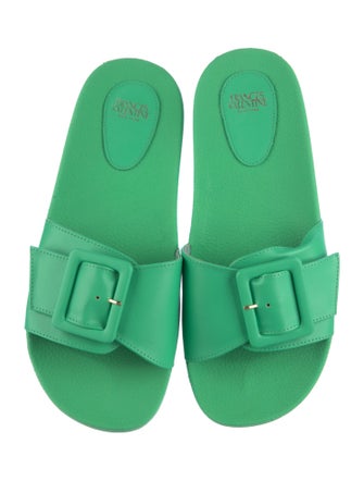 Frances Valentine Leather Slides